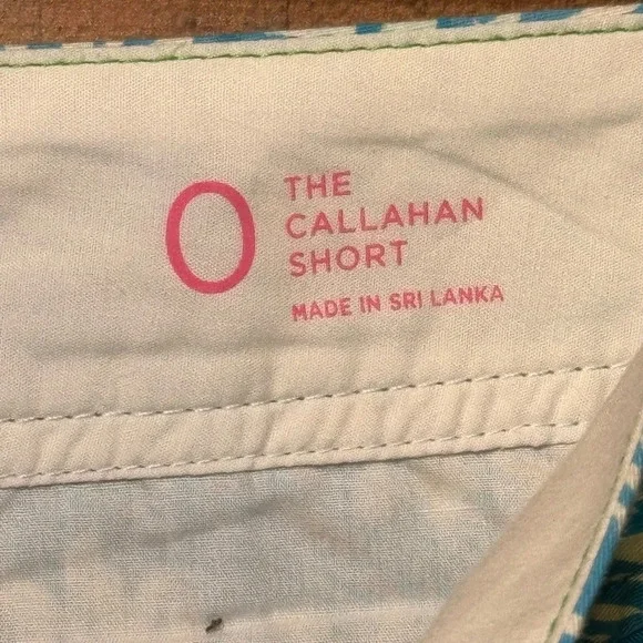 LILLY PULITZER Callahan Shorts in Lion in the Sun Ariel Blue Women's size 0 - Picture 6 of 10